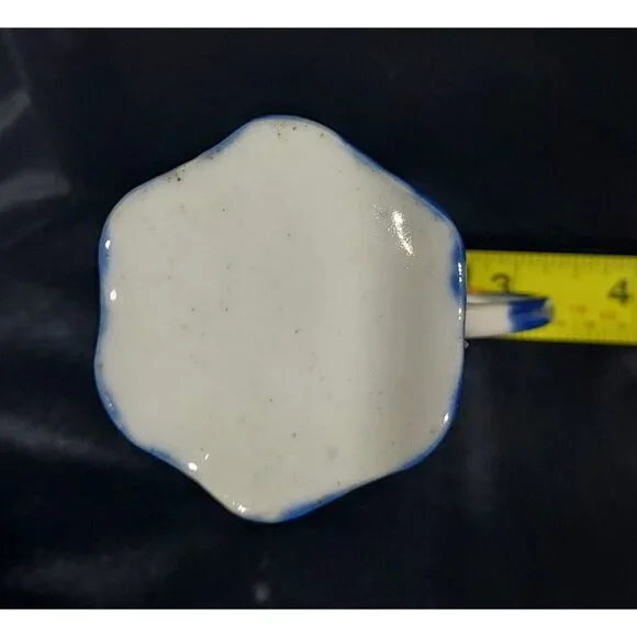 Nippon Hand Painted CHOCOLATE POT Cobalt Blue Gold Florial 12pc Set Antique - Picture 10 of 16